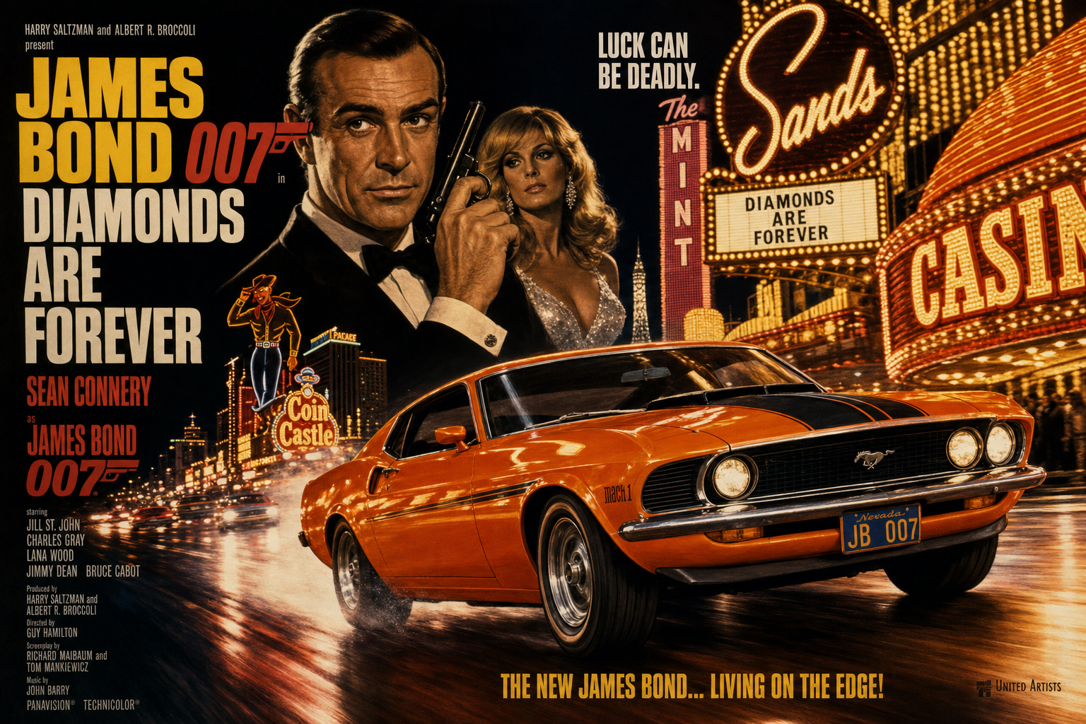 Diamonds Are Forever key art